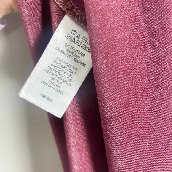 Cynthia Rowley Pink Crushed Velvet Swing Dress - Picture 5 of 11